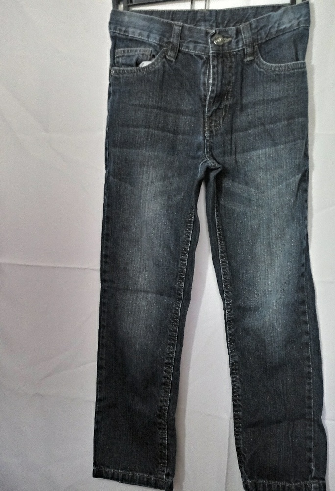 George blue jeans washed legs and back